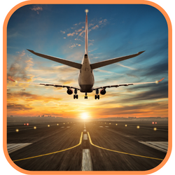 Airplane landing